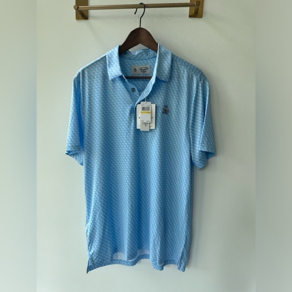 NWT Original Penguin Sky Blue Short Sleeve Polo